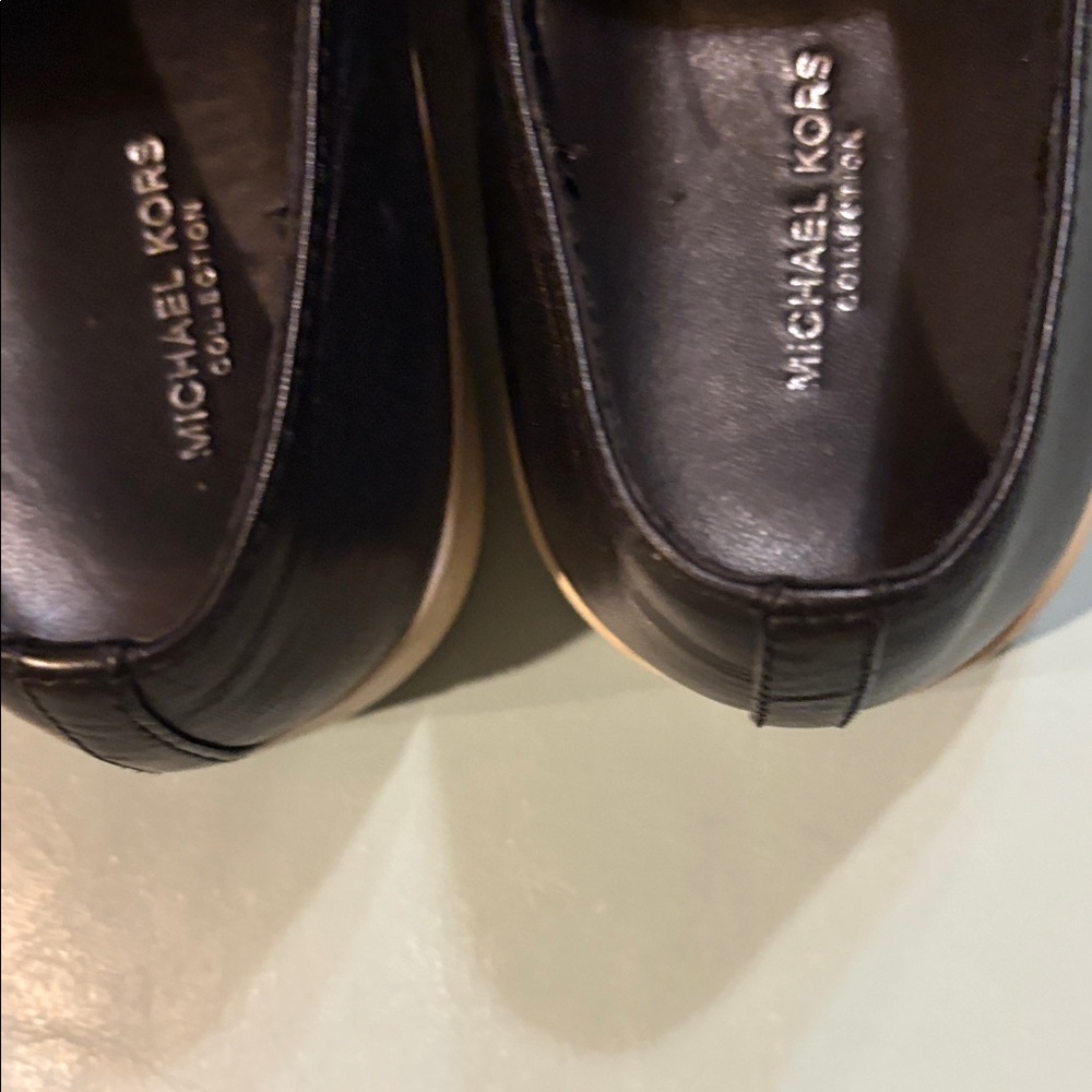 EUC Michael Kors Black and Cream WOMEN’s Loafers, 7.5 - Picture 6 of 8